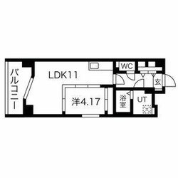 大曽根駅 徒歩5分 5階の物件間取画像